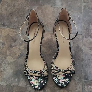Who What Wear Floral Heels